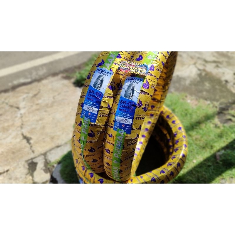 Ban Primax Sk03 90/80-17 Ban Tubles Ban Donat Ban Soft Compound Cb100 Cb125 Gl100 Gl125 Megapro Hiu 