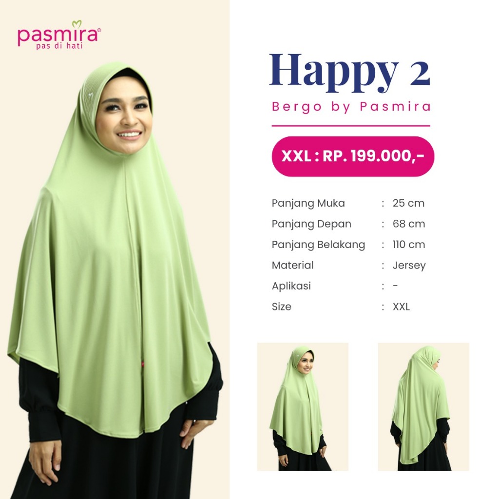 READY PASMIRA - HAPPY 2 XXL