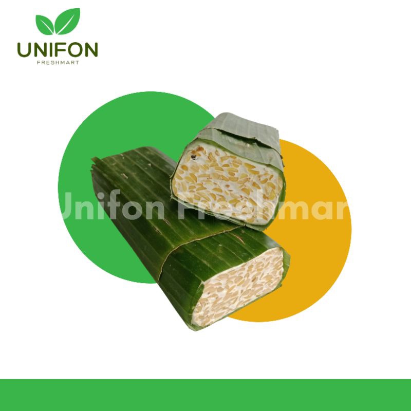 

Tempe daun pisang 1 papan