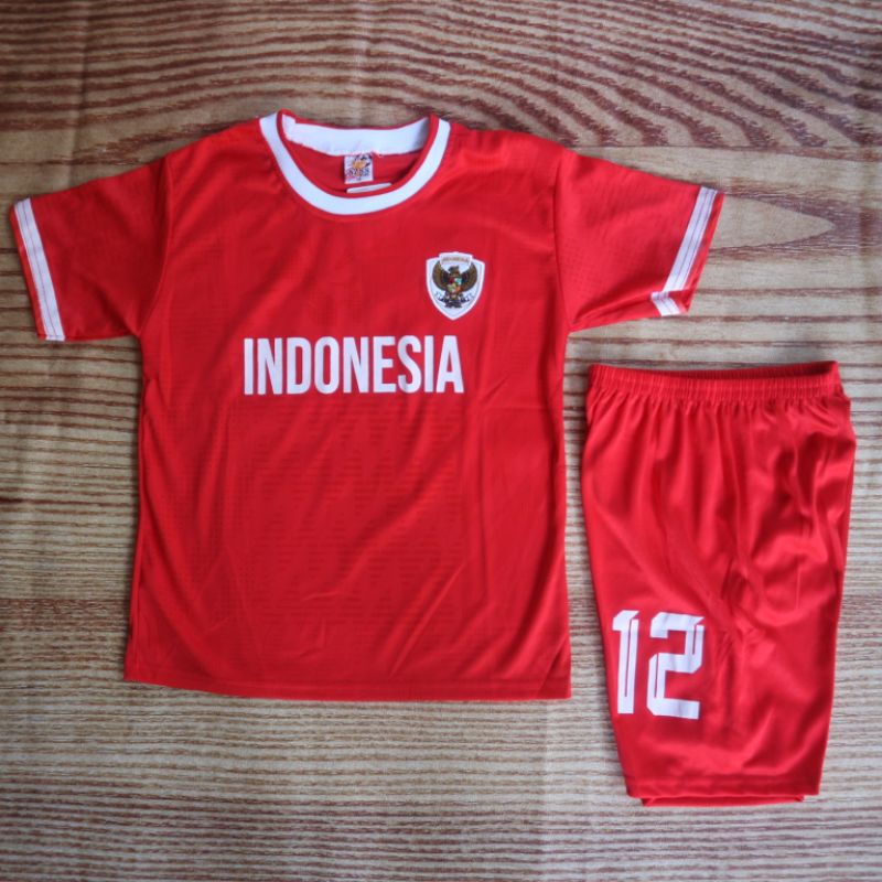 Stelan Jersey Bola Anak Size 18