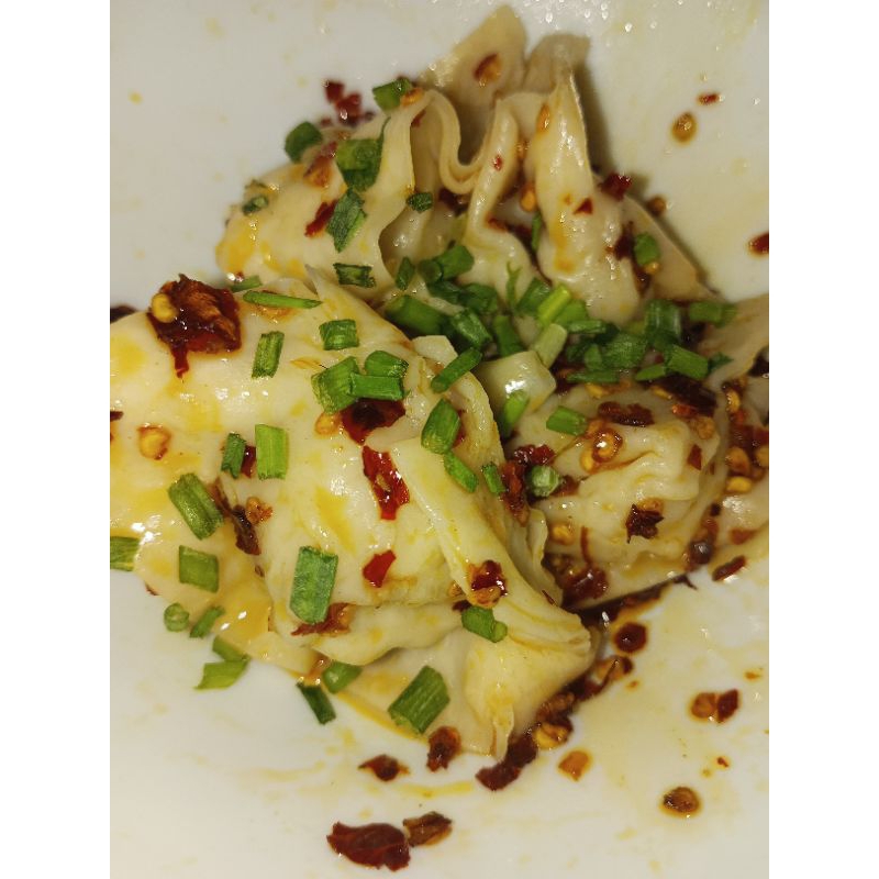 

Wonton Chili Oil Frozen Food 2in1 Isi Ayam TerEnak Murah 10pcs