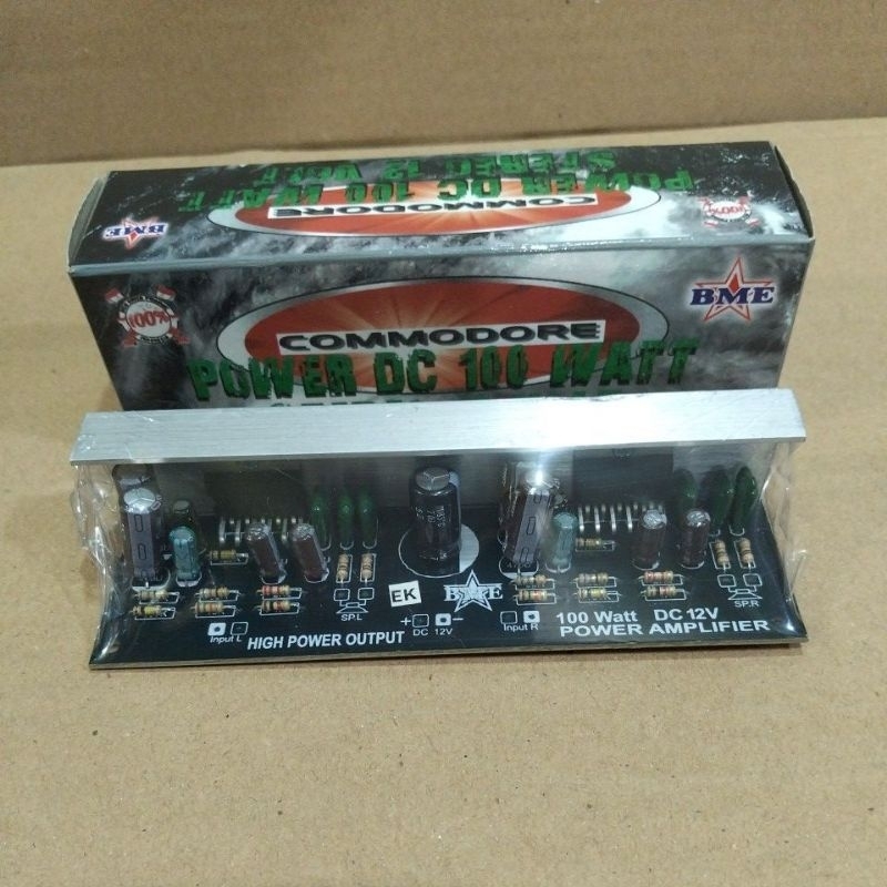 KIT POWER  DC 12 VOLT STEREO 100 WATT MERK COMMODORE