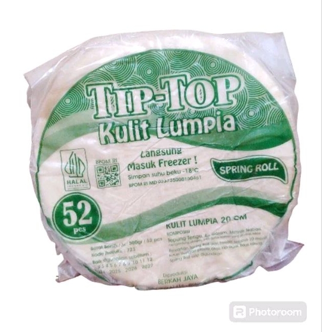 

Kulit Lumpia TIP TOP/Mekar jaya/almaira safira isi 50lmbr