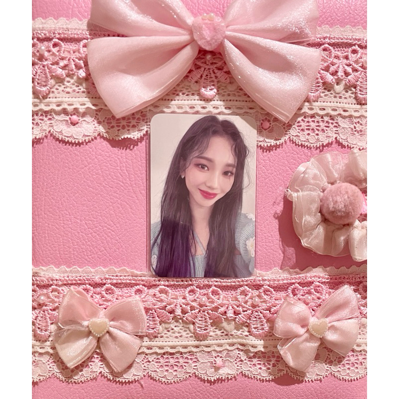 aespa karina clio photocard double sided