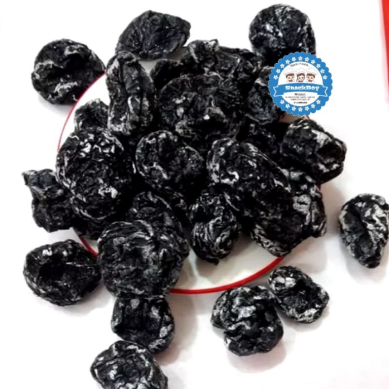 

PLUM HITAM TANPA BIJI BUAH KERING KOREA MANISAN PLUM 1kGR