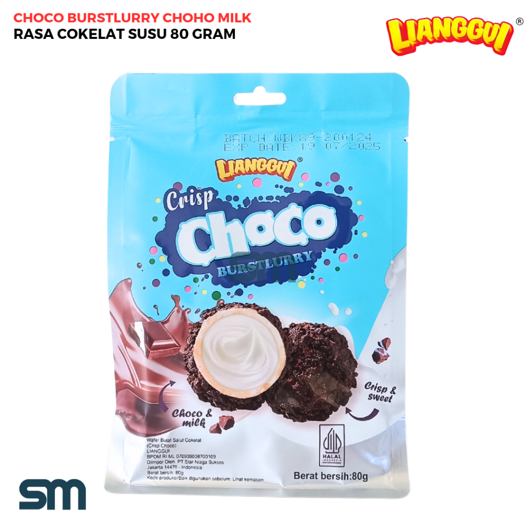 

LIANGGUI SNACK CHOCO BURSTLURRY 80 GRAM