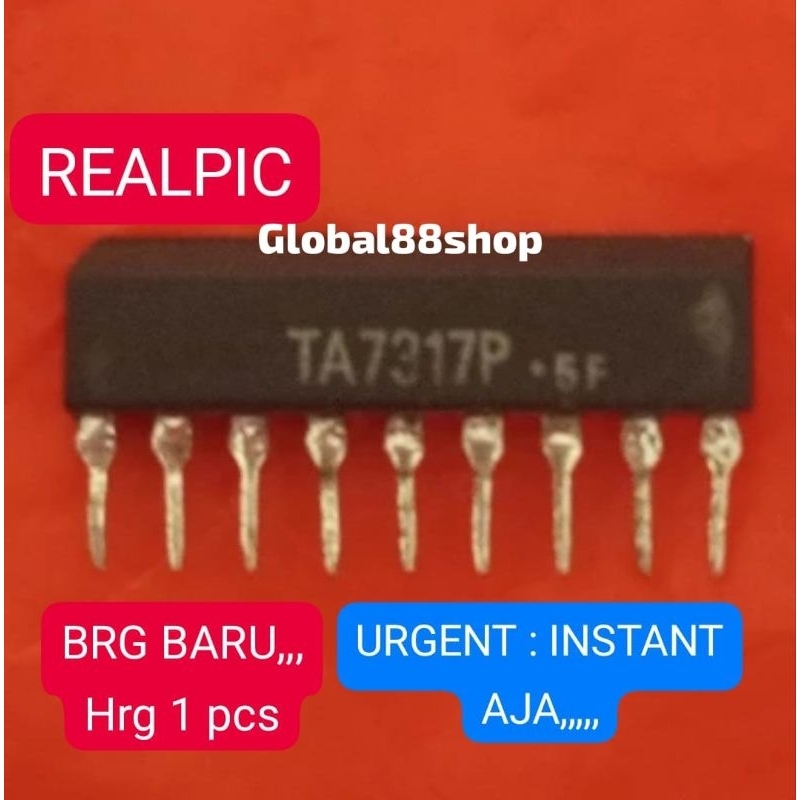 TA7317p TA 7317p 7317 P ic TRANSISTOR IGBT MOSFET MOSPET TRAVO TRAPO MESIN LAS TV POWER AMPLIFIER AM