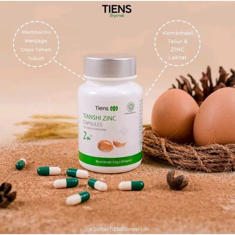 TIANSHI ZINC CAPSULES ASLI | PENGGEMUK BADAN ANAK & DEWASA | ZINC TIENS