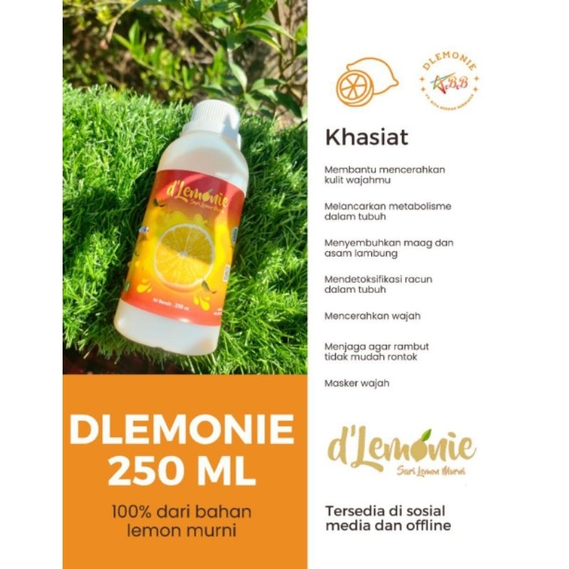 

D'LEMONIE 250ml (Kemasan Traveling)