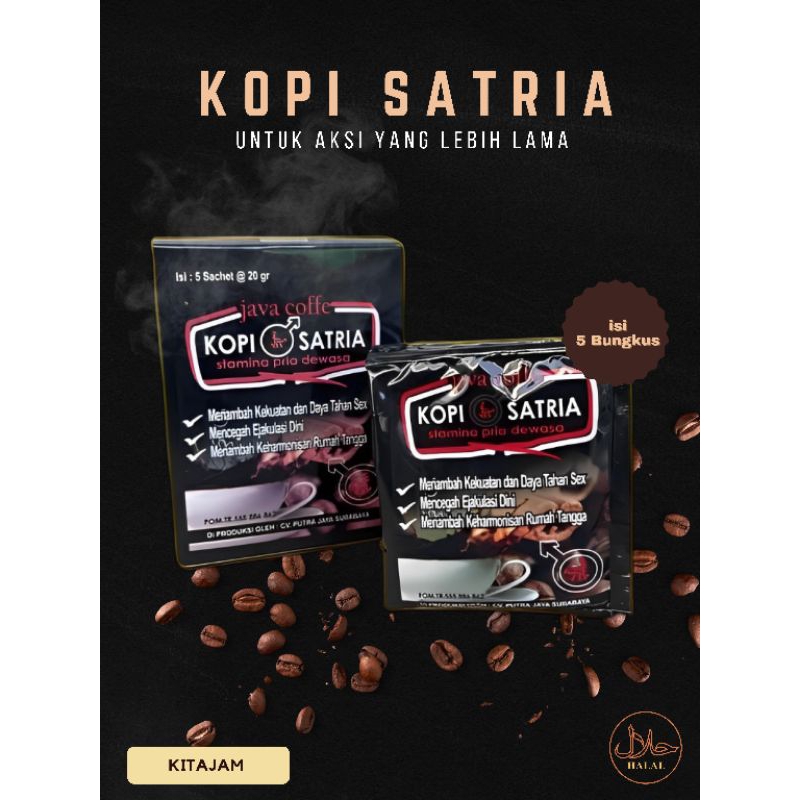 

KOPI SATRIA STAMINA PRIA tahan lama