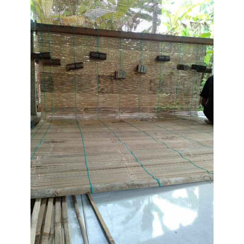 TIRAI BAMBU kulit/  krey bambu L 1,5 X P 2.5 / 2 x 2.5/ 2 x 3