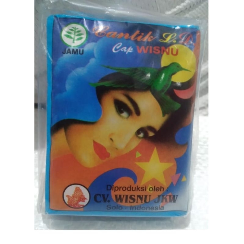 

Jamu CLD Cantik Luar Dalam cap Wisnu JKW isi 10 sachet