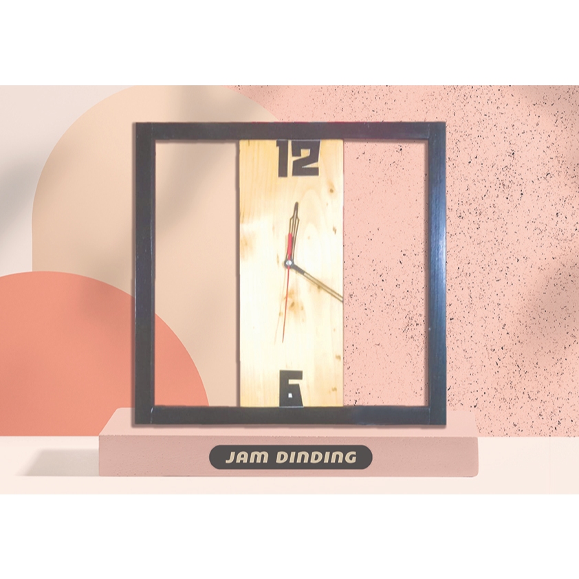 Jam Dinding Kayu Custom unik