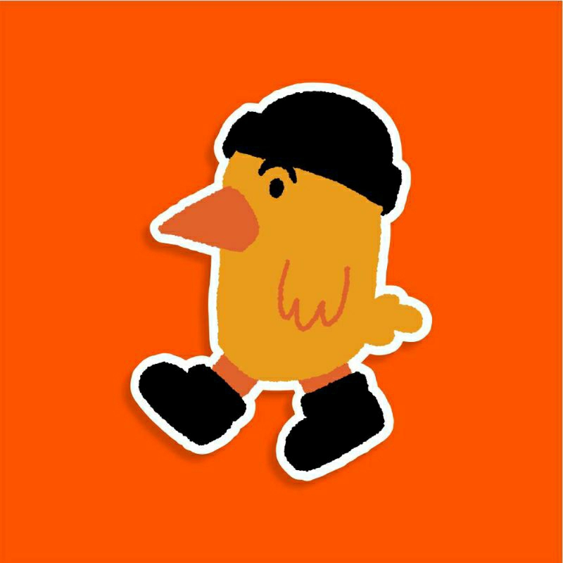 

yvdstudio - Sticker BURUNG JALAN DIECUTT