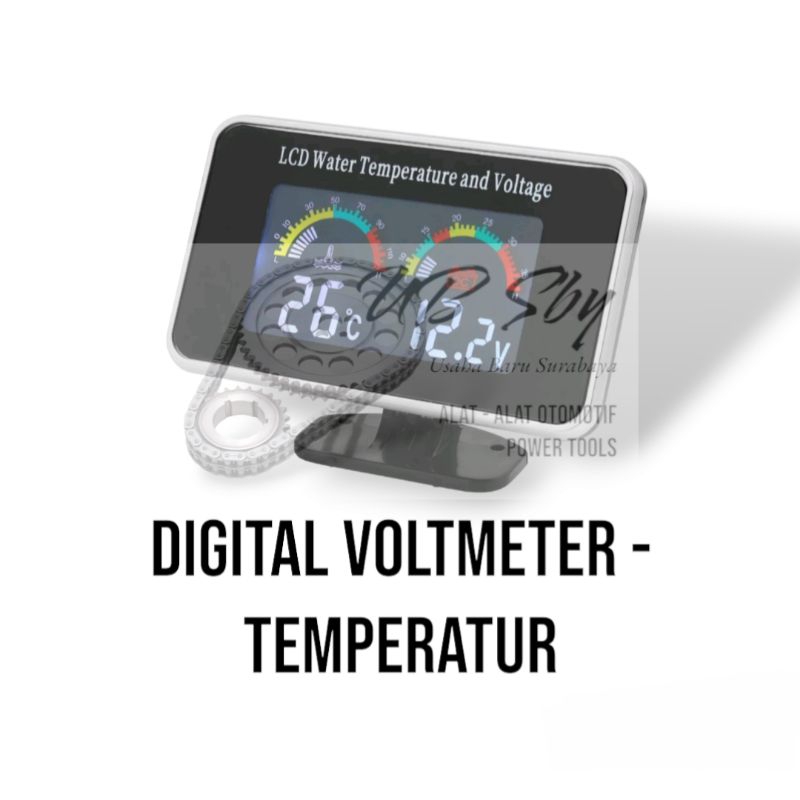 Digital Voltmeter dan Temperatur Mobil