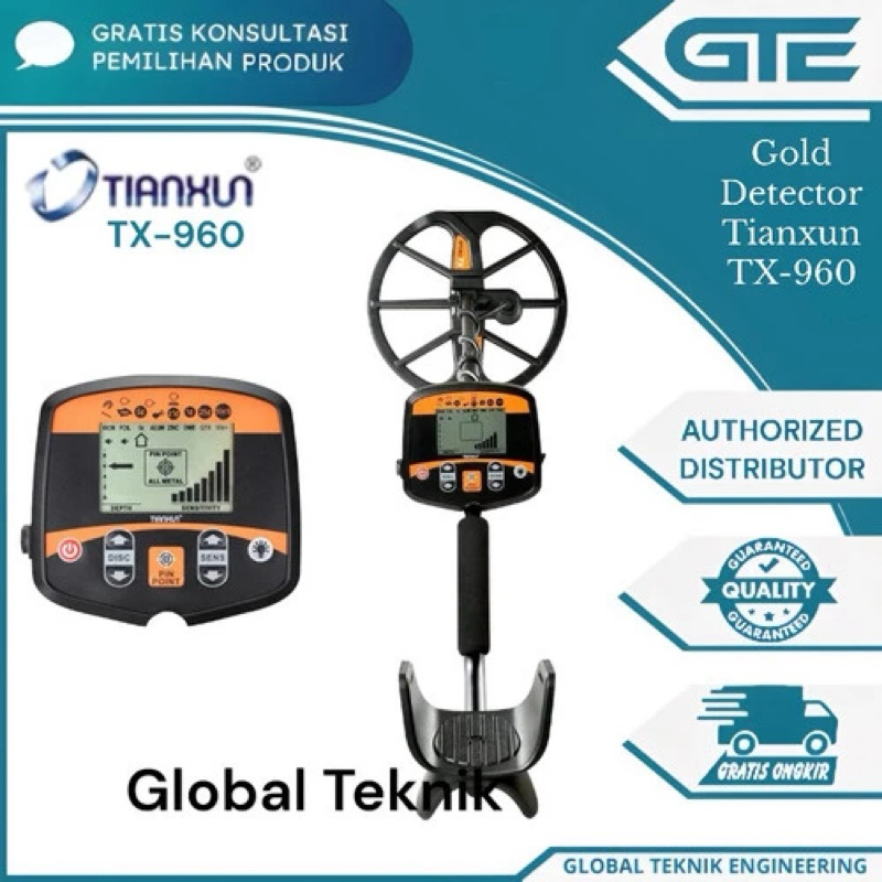 Tianxun TX-960 Underground Metal Gold Detector Treasure Pro Hunter