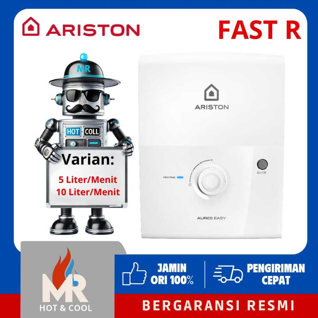 ARISTON WATER HEATER GAS 10 LITER / 5 LITER FAST R