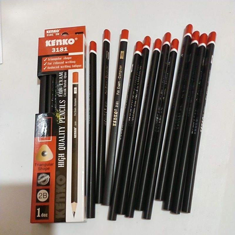 

(12 Pcs) PENSIL 2B KENKO 3181 PERPAK