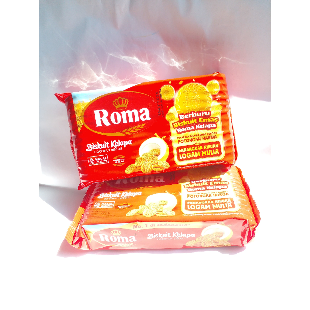 

MAYORA Roma Kelapa 300g camilan snack biskuit rasa kelapa