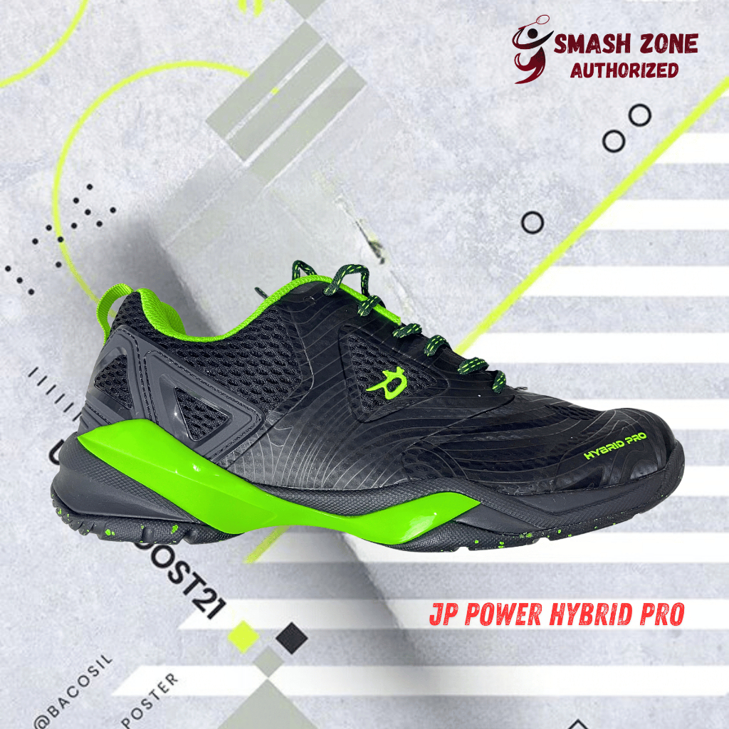 Sepatu Badminton JP Power Hybrid Pro Original Sepatu Bulutangkis Tenis Sepatu Lari Badminton Sport