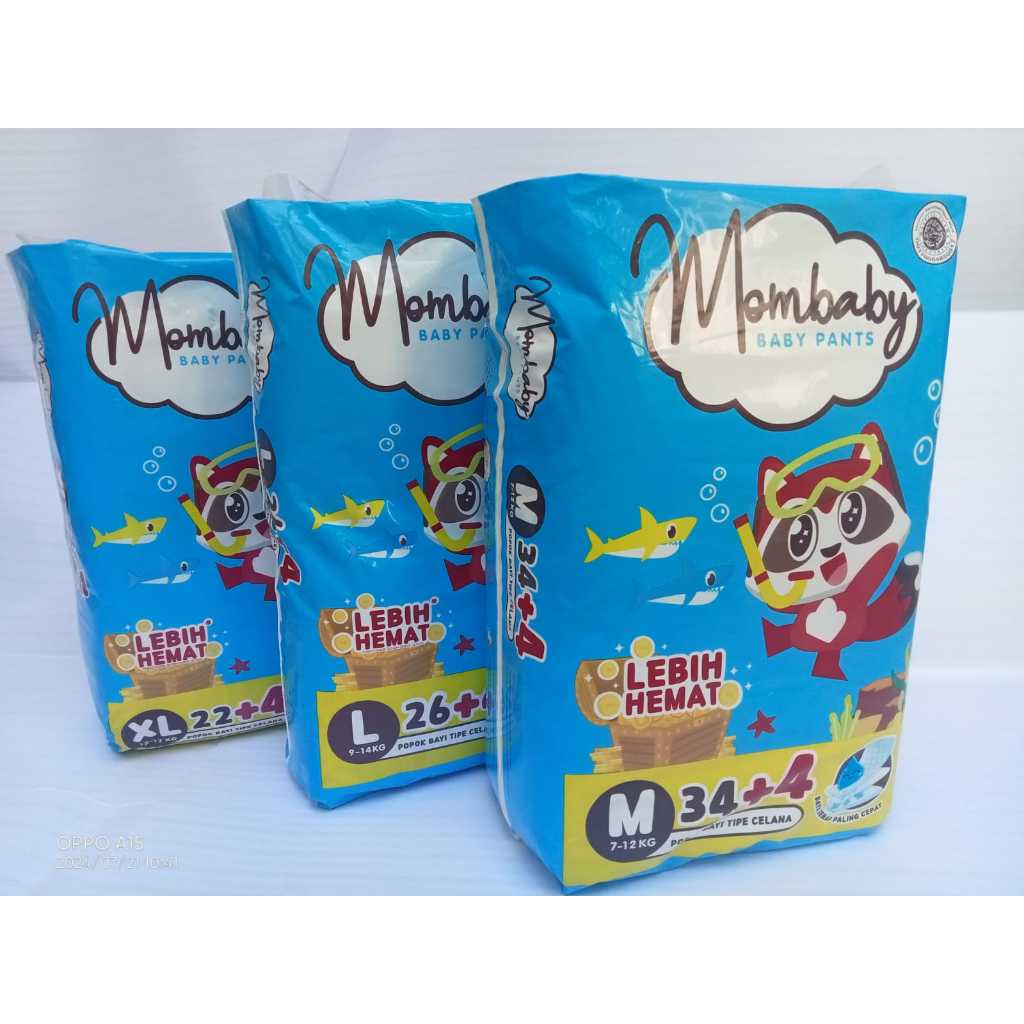 MOMBABY Diapers Pants Kemasan Jumbo