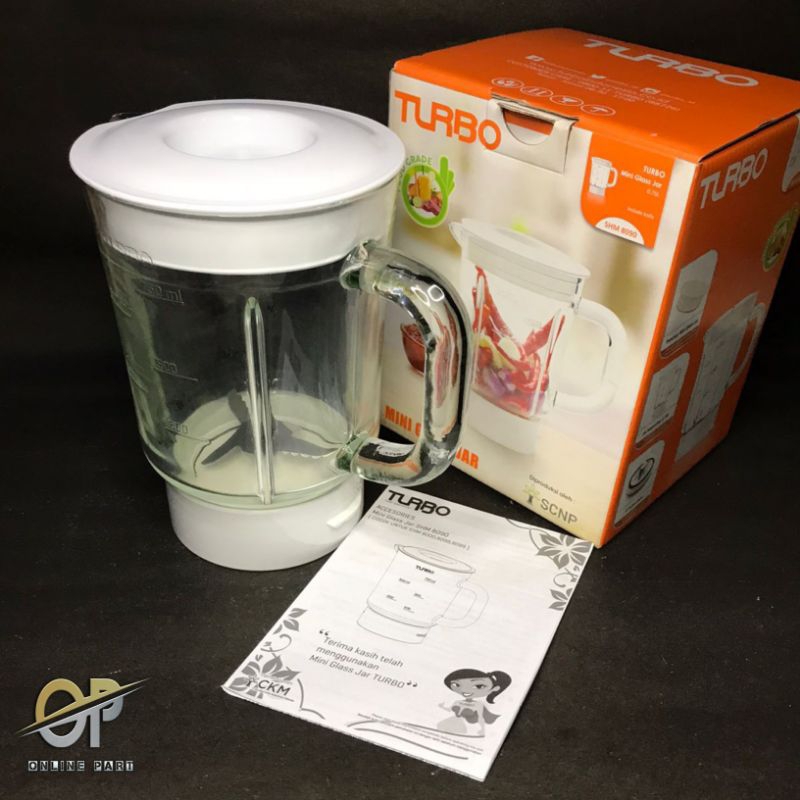 SET CHOPPER BUMBU TURBO PHILIPS KACA WET MILL - 750 ML TURBO PHILIPS