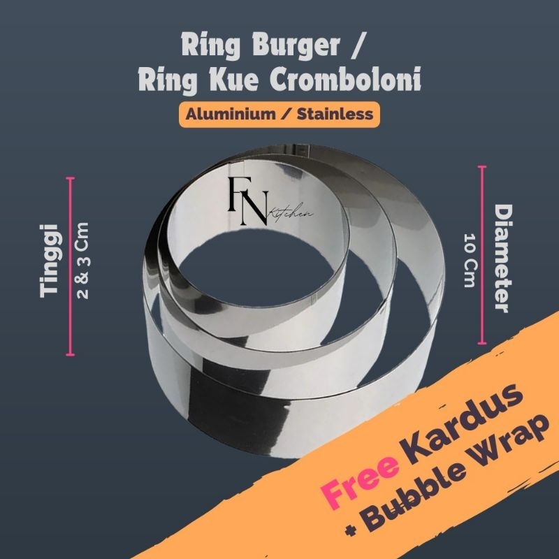 RING CROMBOLONI CROISSANT CETAKAN CROMBOLONI LINGKARAN