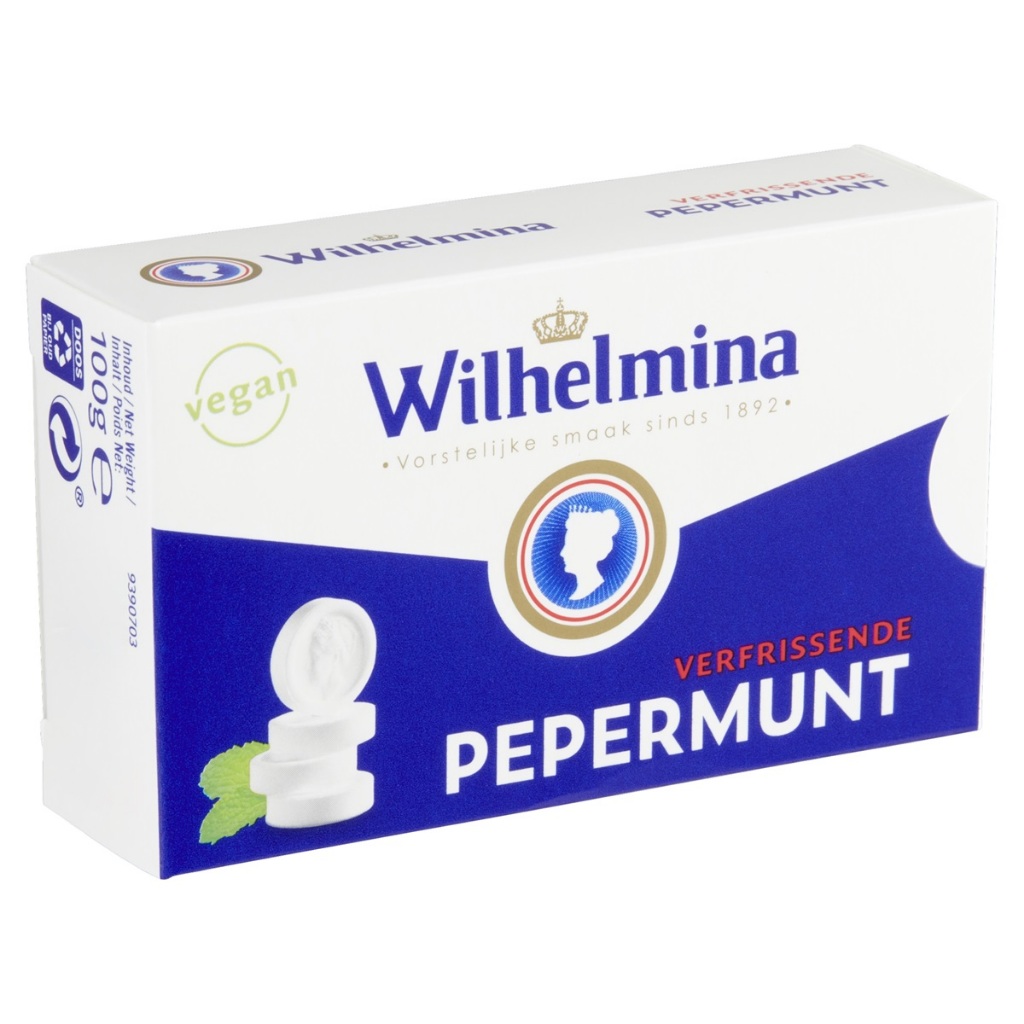 

Wilhelmina Pepermunt 100g Vegan