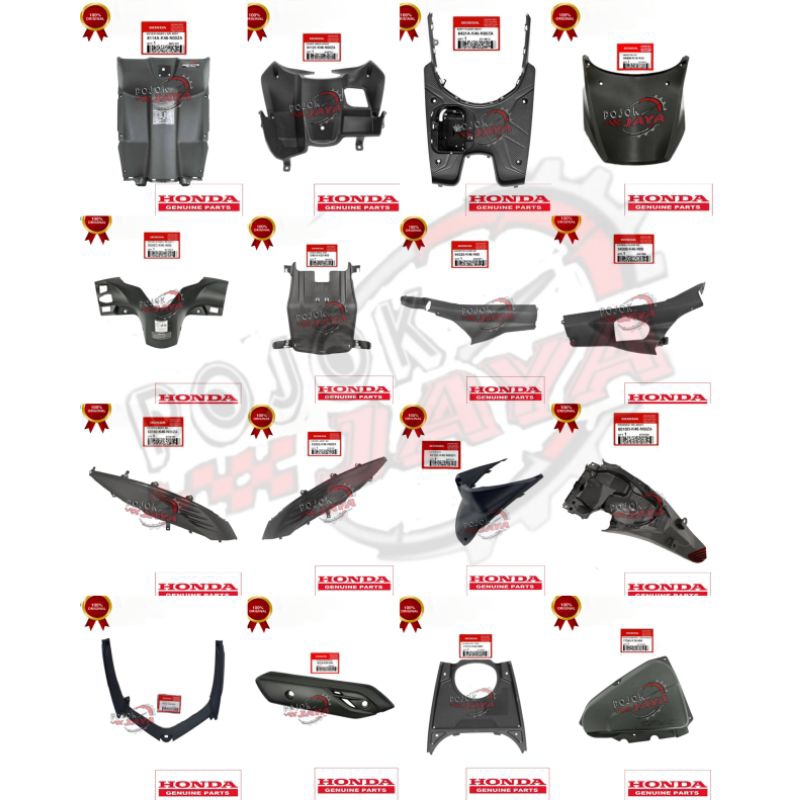 Cover body body kasar Honda Vario 110 Fi 2014 Stater Kasar Original AHM