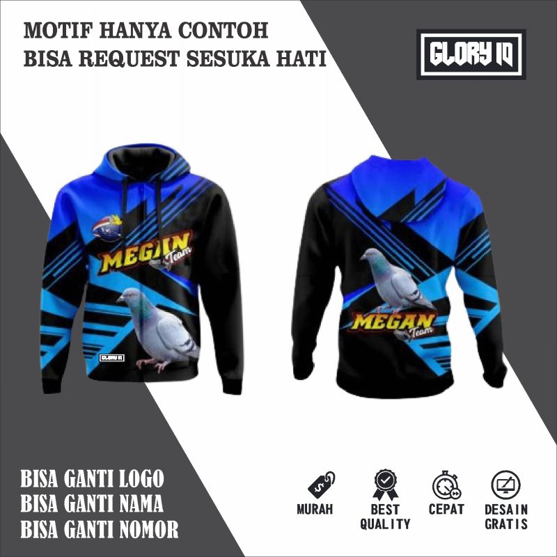 JERSEY JAKET MERPATI CUSTOM