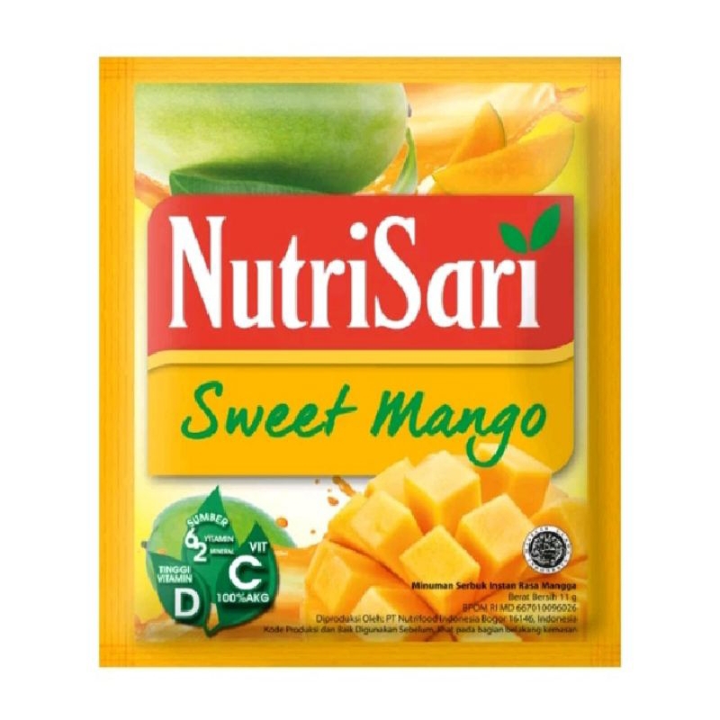 

NutriSari Sweet Mango 1 Renceng 10 Sachet