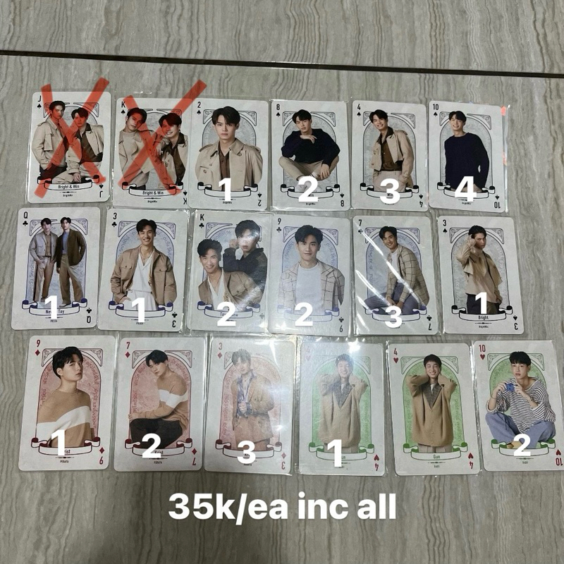 [BISA COD] READY PHOTOCARD PC PLAYING CARD BRIGHTWIN BRIGHT WIN TAYNEW GUN TAYNEW TAY TAWAN NEWWIE K