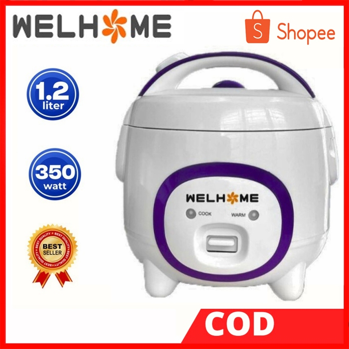 MAGIC COM WELHOME WRC 1211 ( 1.2 LITER ) RICE COOKER / MEJIKOM / MAGICOM / MEJIKOM KECIL / MEJICOM M