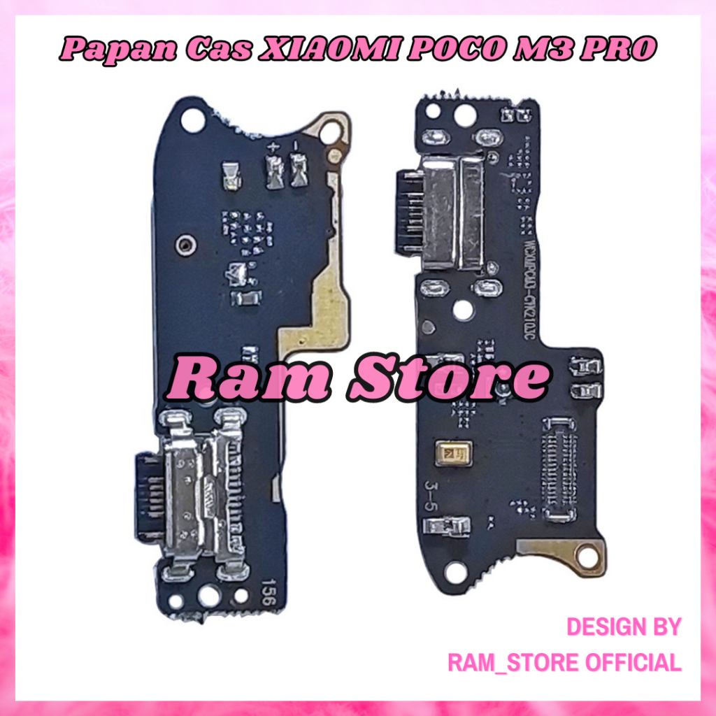 Konektor Cas Board Hp XIAOMI POCO M3 PRO Connector Conektor Flexible Papan Charger