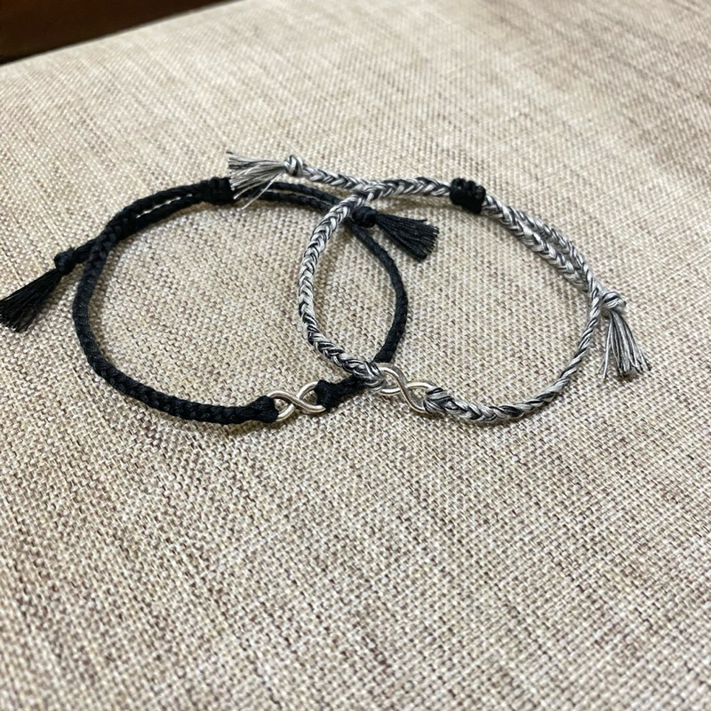 Gelang couple infinity | gelang serut infinity