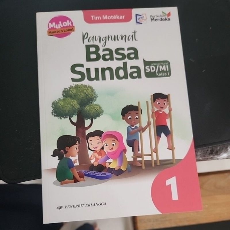 Buku Bahasa Sunda kelas 1 SD  penerbit Erlangga