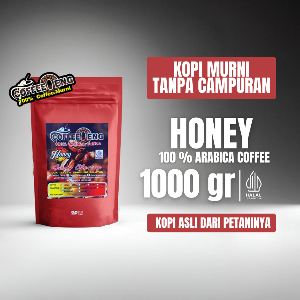 

COFFEEOENG 1000 gr 100 % Arabica Coffee Honey Fresh Roasted