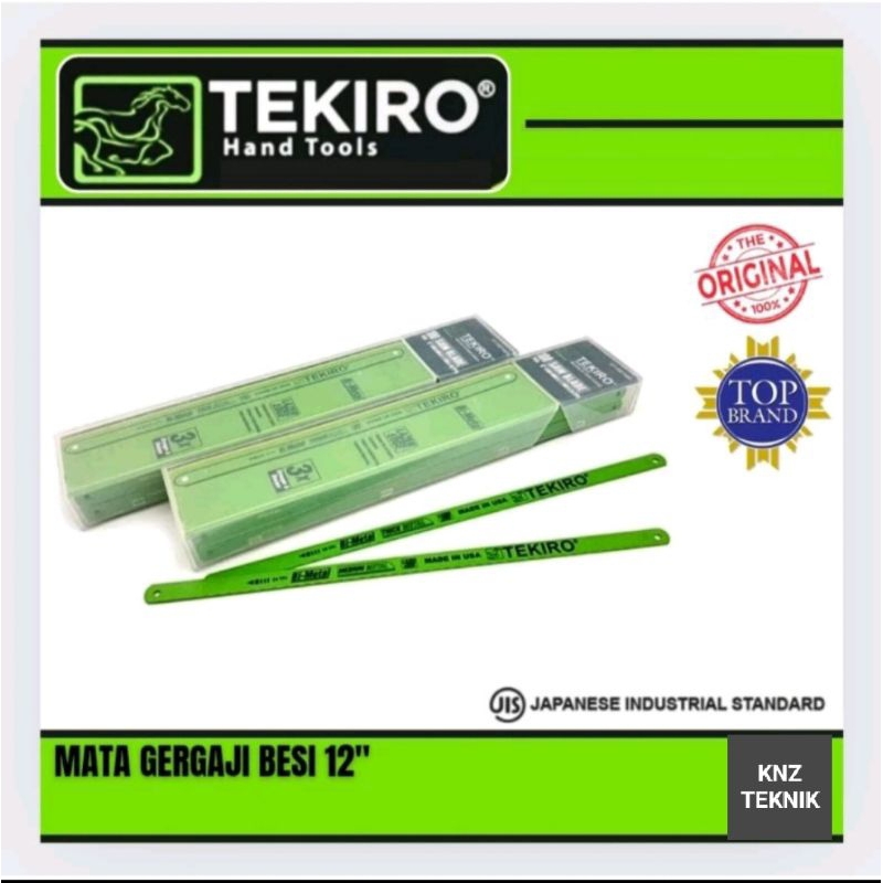 Tekiro Mata Gergaji Besi Baja Stainless Mata Potong Original