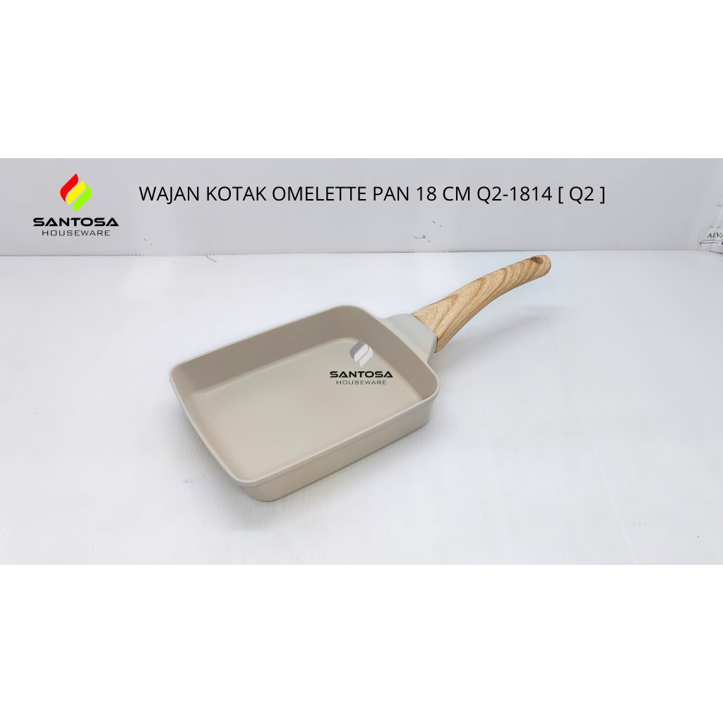 Wajan Omelette 18 cm Q2-1814 [ Q2 ]