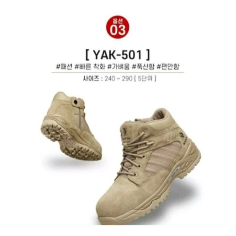 Sepatu Safety BLACK YAK 501 ORIGINAL BY Made In Indonesia Eksport Korea