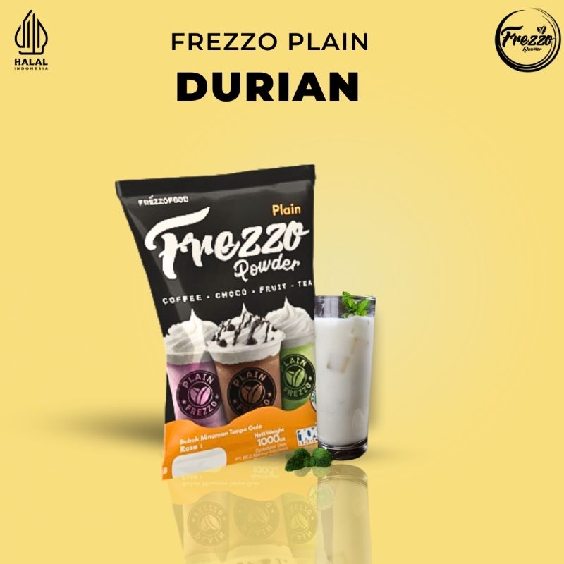 

Bubuk Minuman Rasa Durian Plain Frezzo 1kg/ Minuman Murah dan Enak Frezzo Plain