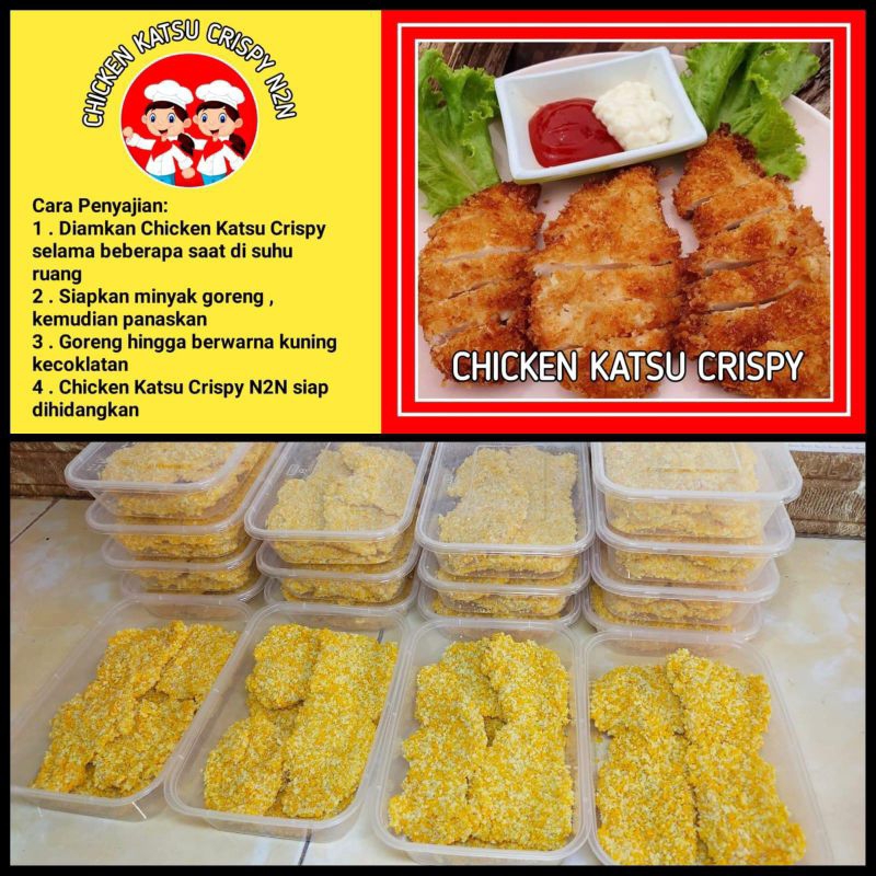 

Jual Chicken Katsu Crispy N2N Isi 7pcs