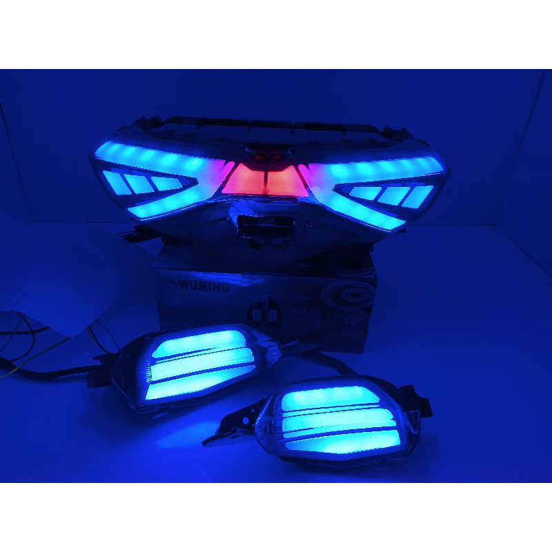 LAMPU STOP WUMING NMAX NEW  PLUS COVER LAMPU STOP LED