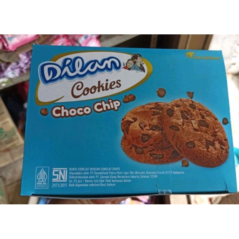 

Dilan Cookies Choco chip 1 Pack isi 23 Pcs