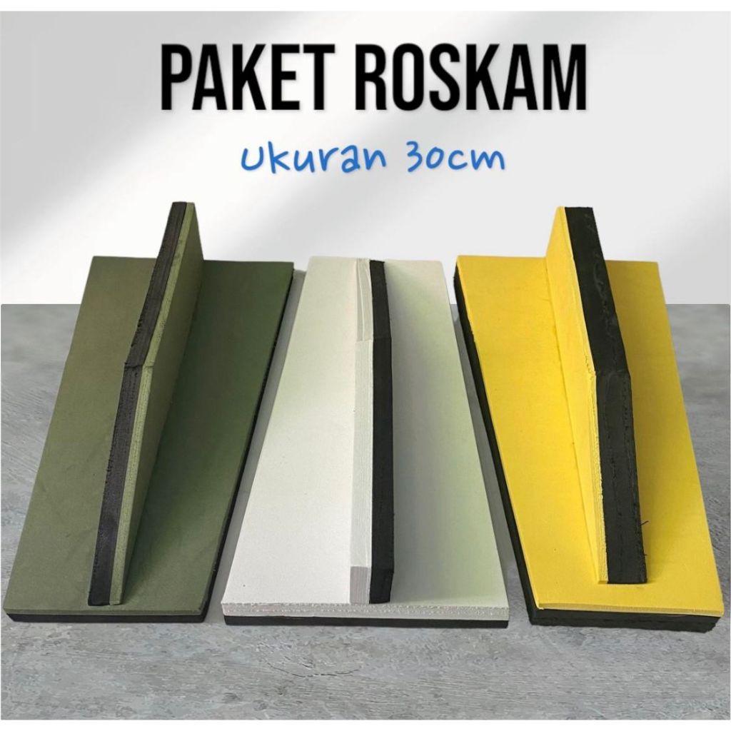PAKET ROSKAM GET 3 UK 30CM / ROSKAM ACIAN PENGHALUS ACIAN PENGGOSOK ACIAN ROSKAM SPON