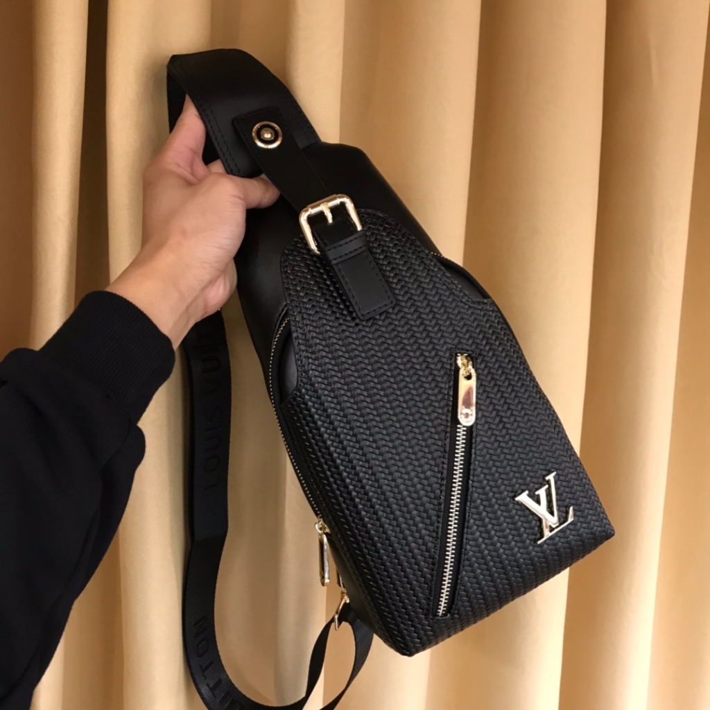 Tas Dada Pria Model LV Terbaru, Tas Selempang Bahu Modis dan Kasual Model: 33219-1