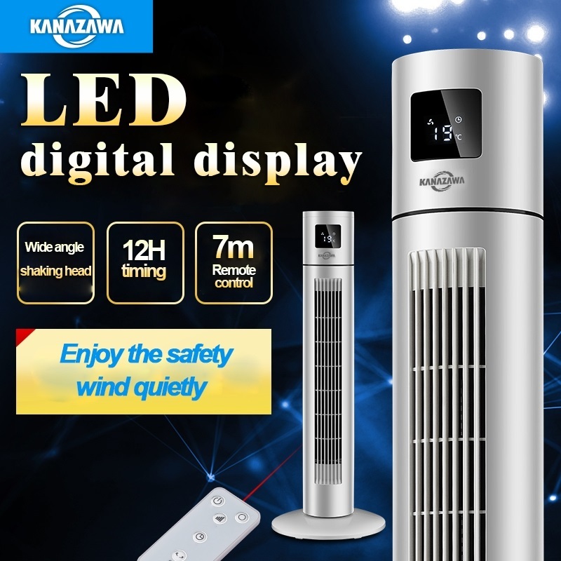 KANAZAWA Kipas Angin Ac Tower Fan Ac Portable Kipas Angin Dengan Home Office 120 ° Stereo Diam