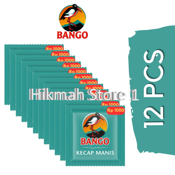 

(1 Renceng 12 Sachet ) Bango Kecap Manis Kemasan Sachet 20ml