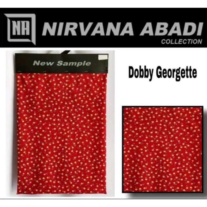 Kain Bahan Gamis Dobby Georgette Premium