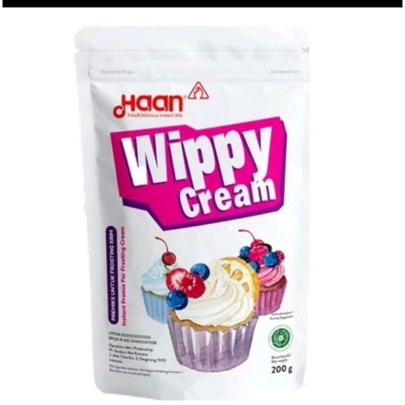

HAAN WIPPY CREAM 200 GR EXP 2026